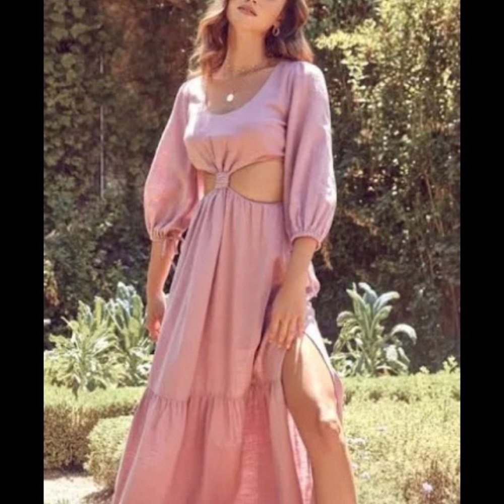 Vici Knotted Cutout Maxi Dress, XL